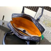 small Goyard Ambassade men's canvas laptop document handbag business briefcase with protective feet - 图片 5