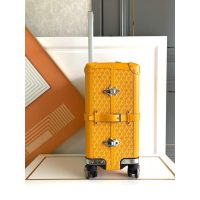 Goyard vintage trolley suitcase boarding cabin luggage wheeled case travel gadget 20 inches - 图片 4