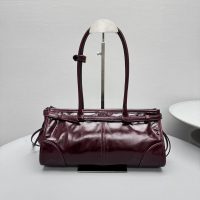 Black Prada Bolide Shoulder Bag in Polished Calfskin
