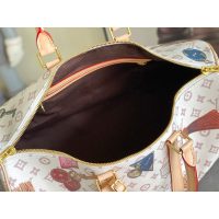 Louis Vuitton LV Flight Mode Monogram Dune Keepall 50 Duffle Bag