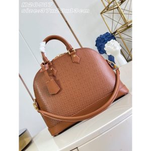 Louis Vuitton LV Alma BB Pink Crossbody Bag in Calfskin