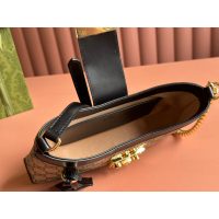 Gucci Padlock Small GG Coated Canvas Calfskin Shoulder Bag - 图片 7