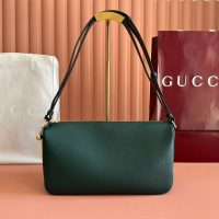 Gucci Yellow Half Horsebit Medium Shoulder Bag - 图片 4