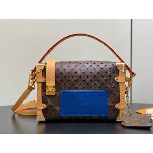 Monogram Canvas Louis Vuitton Side Trunk MM Crossbody Bag
