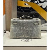 lizard Hermes mini kelly I pochette PHW full handmade boutique inclusion