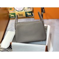 togo Hermes etain lindy 26 shoulder tote bag GHW full handmade boutique inclusion