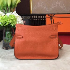 ermes jypsiere 28 shoulder satchel GHW-tangerine togo leather full handmade