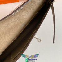 Epsom Hermes kelly cut 31 clutch evening cocktail pouch full handmade/boutique inclusion