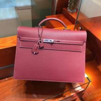 togo hermes kelly depeches 36 briefcase laptop handbag PHW full handmade boutique package