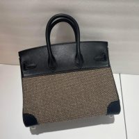 Hermes birkin 30 handbag GHW in mixed canvas wift leatehr full handmade /boutique inclusion