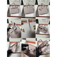 Hermes birkin 25 sellier handbag -gold brown epsom calfskin GHW full handmade boutique package
