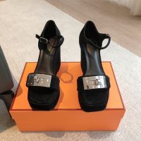Hermes suede platform wedge sandal with kelly buckle size35-42 boutique iinclusion
