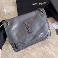 Y SL NIKI 28cm shoulder crossbody flap messenger convertible satchel - 图片 2