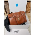 calfskin Celine Soft16 versatile worker commuter bag shoulder shopping tote authentic quality