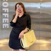 medium BV Andiamo sling shoulder storage tote shopper handbag resort beach tote full inclusion - 图片 3