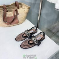 Alaia ladies mesh flat ballet shoes foldable Mary Jane boat shoes daily casual pump size35-42 - 图片 5