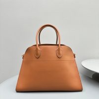 The Row margaux 15 shoulder shopper tote convertible travel carryall handbag in smooth calfskin - 图片 2