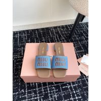 Miumiu casual flat summer sandal outdoor slide slipper resort beach shoes size35-41 - 图片 3