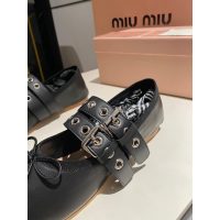 Miumiu bow-detailed Mary Jane boat shoes casual ballerine toe shoes daily pump slip-on size35-45 - 图片 3