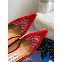 aquazzura stiletto heel pump sandal crystal-heart nightclub dancer shoes size35-41 9.5cm - 图片 5
