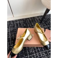 Miumiu shiny Mary Jane boat shoes capped slide pump sandal flat ballerine size35-42 - 图片 8