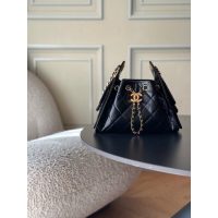 Chanel Mini 25 shoulder Hobo Bag in back Caviar