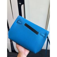 epsom Hermes Kelly depeches 25 Colormatic clutch Pouch full handmade boutique inclusion