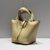 hermes picotin 18 bucket tote bag-togo calfskin full handmade boutique inclusion