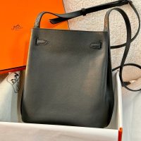 Hermes so kelly 22 shoulder hobo bag SHW -vert olive calfskin full handmade boutique inclusion