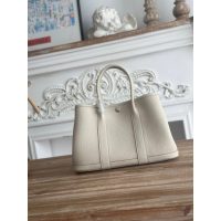 togo Hermes Garden Party 30 tote handbag SHW full handmade boutique inclusion