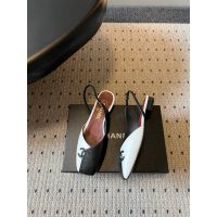 Chanel two-tone ballet flat slingback pumps size35-40