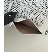 laser-cut Alaia perforated neverfull carryall handbag shoulder open tote with detachable clutch - 图片 8
