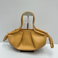 women's Loewe paseo shopping handbag pleated dumpling tote underarm hobbo baguette