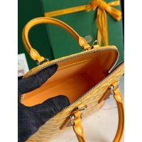 Goya vendome mini structured handbag crossbody shoulder zipper tote with studded feet - 图片 9