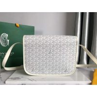Goyard Belvedere PM canvas crossbody shoulder saddle messenger bag cosmetic case clutch - 图片 7