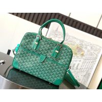 small Goyard Ambassade men's business briefcase canvas laptop document handbag with protective feet