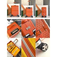 Goyard boarding cabin luggage vintage trolley suitcase wheeled case travel gadget 20 inches - 图片 7