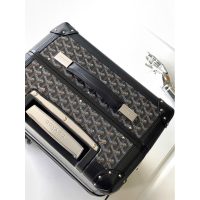 Goyard trolley box case travel gadget boarding cabin luggage vintage trolley suitcase 20 inches - 图片 8