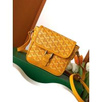 Goyard canvas vintage crossbody flap camera bag smartphone cosmetic holder pouch - 图片 5