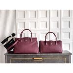 Large Chanel burgundy Preppy Coco Shopping Tote Bag in caviar calfskin