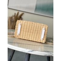 women's Louis Vuitton Capucines BB Handbag in wicker and calfskin