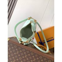 Louis Vuitton Mint Calfskin Side Trunk MM Shoulder Bag Women