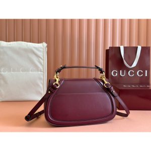 Gucci Small Blondie Burgundy Calfskin Shoulder Bag