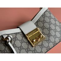 Gucci Padlock Small GG Coated Canvas Calfskin Shoulder Bag - 图片 9