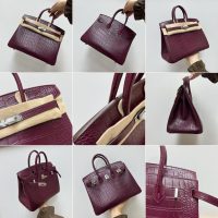 Mate Nile crocodile Her^^m Birkin 30 holiday travel keepall luggage designer shopper handbag - 图片 3