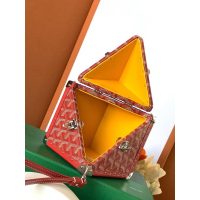 limited edition Goyard ladies DE cube trunk clutch cosmetic case box lipstick holder - 图片 9