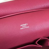 Hermes jypsiere 28 shoulder satchel GHW-burgundy togo leather full handmade