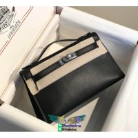 Pre-order swift leather Herme mini Kelly pochette cosmetic clutch authetic quality
