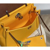Hermes herbag 31 canvas handbag PHW-full handmade/boutique inclusion