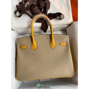 epsom hermes birkin 30 handbag GHW full handmade/boutique inclusion